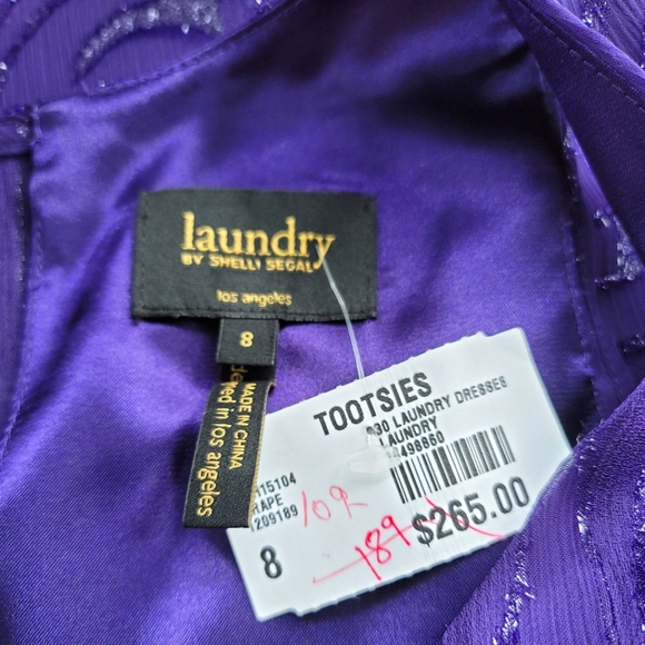 Laundry by Shelli Segal sparkly cocktail dress (NWT) - Picture 7 of 9